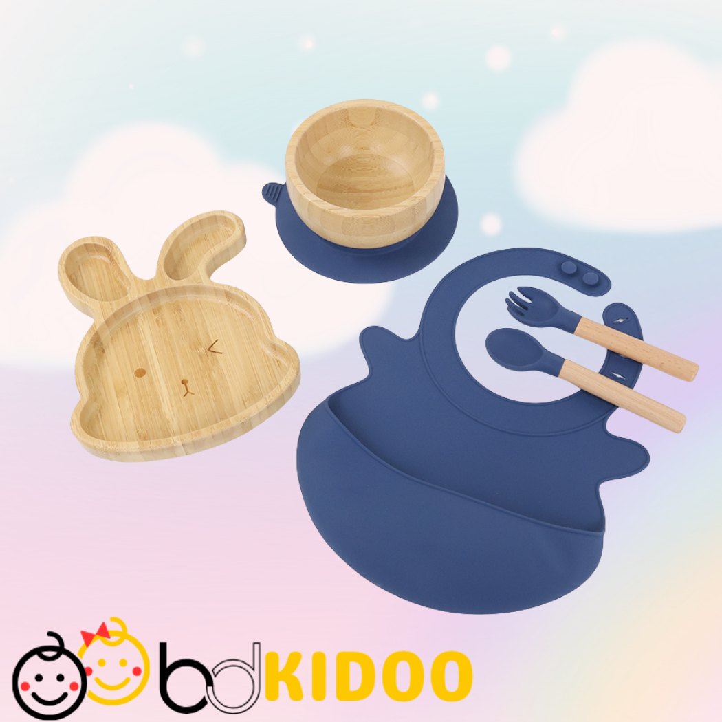 Premium Bamboo Feeding Set for Babies - Image 4