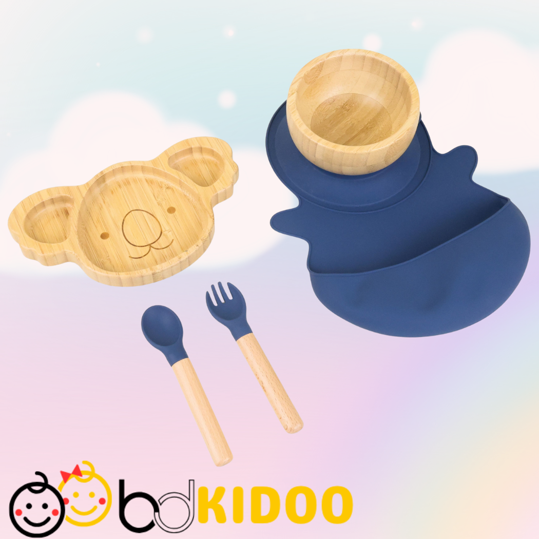 Premium Bamboo Feeding Set for Babies - Image 5