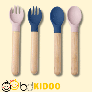 Premium Bamboo spoon & fork for Babies