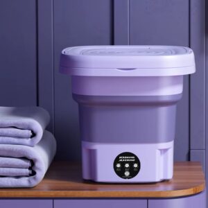 Portable Mini Washing Machine – 8L Foldable